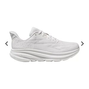 Hoka All-White Athletic Sneakers